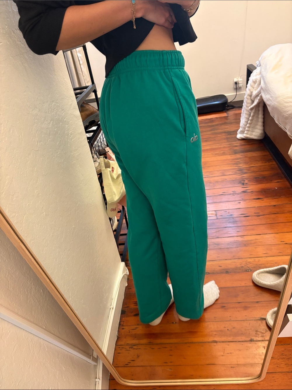 ALO Yoga Teal Green Jogger Sweatpants - Picture 5 of 5